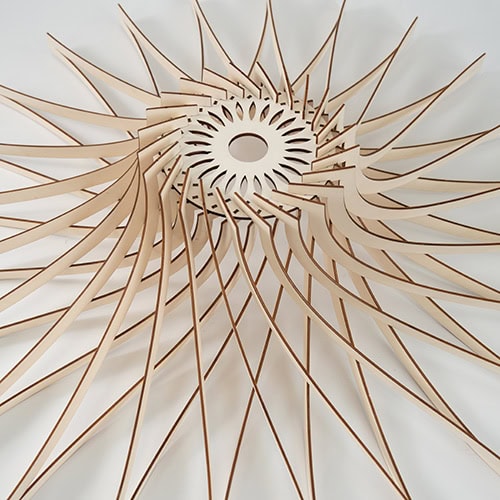 Détails de la suspension Gaston Le chardon