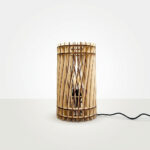 Lampe à poser en bois