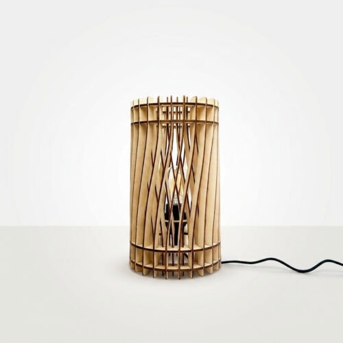 Lampe à poser en bois