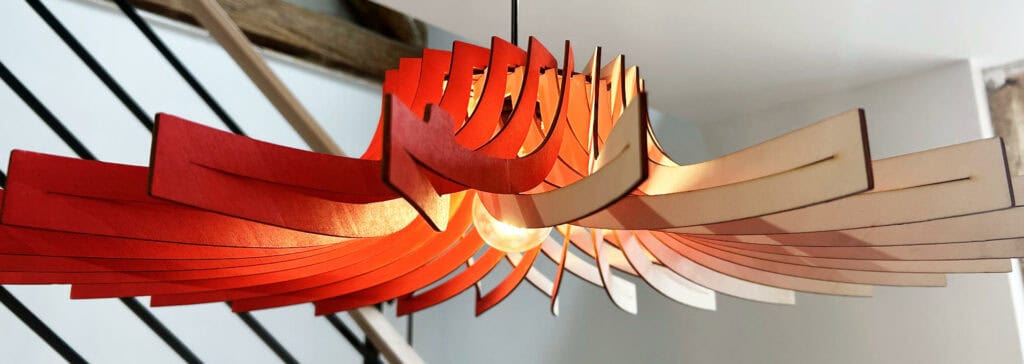 Gaston le chardon, ici personnalisé coloré rouge,