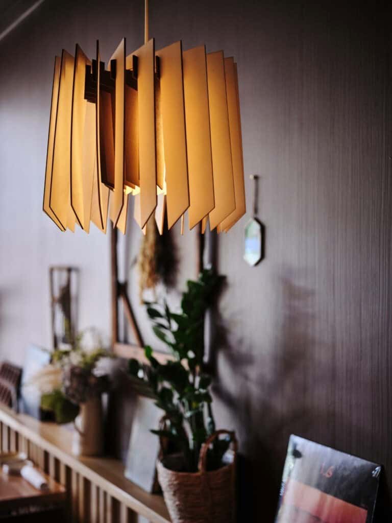 Abat-jour design et moderne en bois