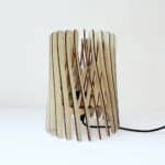 Lampe de chevet en bois